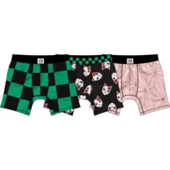 Demon Slayer Character Patterns Men's 3pk Boxer Briefs -Refrigiwear US Shop GUEST bcff4cde dac4 440a a9a8 0671da430643