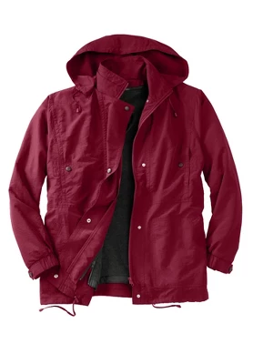 KingSize Men's Big & Tall Fleece-lined Taslan Anorak 7 KingSize Men's Big & Tall Fleece-lined Taslan Anorak - Image 5