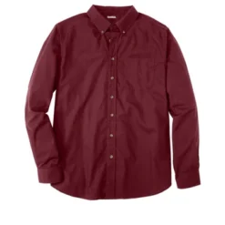 KingSize Men's Big & Tall Long Sleeve Wrinkle Free Sport Shirt