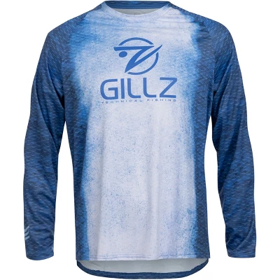 Gillz Contender Series FS UV Long Sleeve T-Shirt - Classic Blue 4 Gillz Contender Series FS UV Long Sleeve T-Shirt - Classic Blue - Image 2
