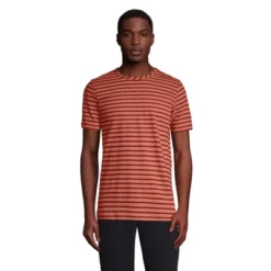Lands' End Men's Short Sleeve Cotton Linen Tee -Refrigiwear US Shop GUEST c3c9f6f8 ebfc 4210 846f 4c0a40831645