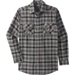 KingSize Men's Big & Tall Plaid Flannel Shirt
