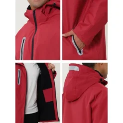 Lars Amadeus Men's Windbreaker Faux Fleece Lined Drawstring Hoodie Zipper Outdoor Jackets -Refrigiwear US Shop GUEST c9ecbb7c cf0e 45e0 9bf4 cda45655e6e2