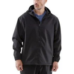 RefrigiWear Men's Warm Water-Resistant Lightweight Softshell Jacket With Hood -Refrigiwear US Shop GUEST d0ed4342 479e 493f 95f0 008893c38104