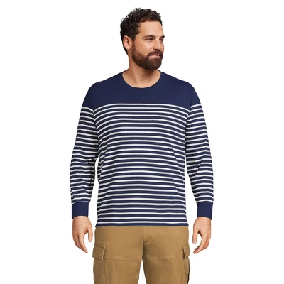 Lands' End Men's Long Sleeve Rugby Crew Tee 5 Lands' End Men's Long Sleeve Rugby Crew Tee - Image 3