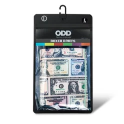 Odd Sox Men's Funny Underwear Boxer Briefs Cash Money Bills Graphic Print -Refrigiwear US Shop GUEST d802e2cd 87f0 4a9c bb7c fb20251a21ae