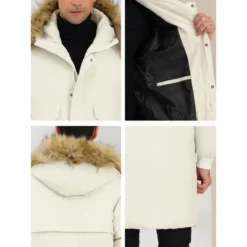 Lars Amadeus Men's Puffer Coat Windbreaker Heavyweight Faux Fur Hooded Parka Jacket 12 Lars Amadeus Men's Puffer Coat Windbreaker Heavyweight Faux Fur Hooded Parka Jacket -Refrigiwear US Shop GUEST d865a5f5 4634 4068 ba01 37f524c6c4a8