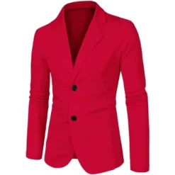Lars Amadeus Men Notched Lapel Solid Color Pockets Front Long Sleeve Knit Blazer -Refrigiwear US Shop GUEST dd3209d4 822f 421c af81 e69c4e383ee2