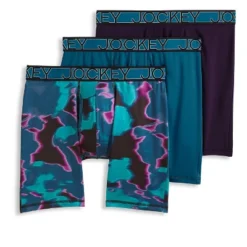 Jockey Men's Active Microfiber 9" Long Leg Boxer Brief - 3 Pack -Refrigiwear US Shop GUEST dd5680be 7bed 435c 85af 1e7115e2fd12