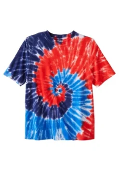 KingSize Men's Big & Tall Lightweight Tie-Dye Crewneck Tee -Refrigiwear US Shop GUEST deda59f6 37b4 4408 b888 d2dfd6cbd7cd
