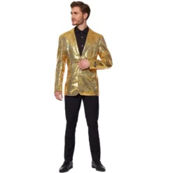 Suitmeister Men's Christmas Blazer - Sequins Gold -Refrigiwear US Shop GUEST dffc5092 8bce 44ef a737 9976e465e162