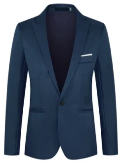 Lars Amadeus Men's Formal Slim Fit Blazer Single Breasted One Button Dress Suit Sports Coat -Refrigiwear US Shop GUEST e083a6e4 101b 423c aa86 1d397d03adb6