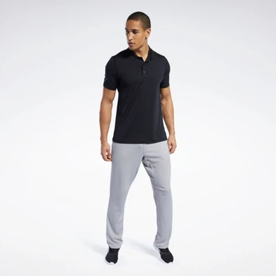 Reebok Workout Ready Polo Shirt Mens Athletic T-Shirts 3 Reebok Workout Ready Polo Shirt Mens Athletic T-Shirts