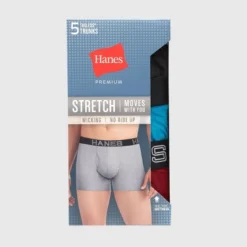 Hanes Premium Men's Mid-Rise Stretch Trunks 5pk - Blue/Black/Gray -Refrigiwear US Shop GUEST e26ef695 6936 43d0 a60c 2378b9eb12d0