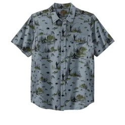 Boulder Creek By KingSize Men's Big & Tall Short Sleeve Denim & Twill Shirt -Refrigiwear US Shop GUEST e4b824ab 38fa 4353 b258 00ee4116bbe9