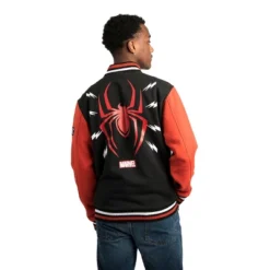 Miles Morales Spider-Man Adult Unisex Varsity Jacket -Refrigiwear US Shop GUEST e4fef4a1 6050 4853 a03d d64c33f83840