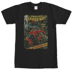 Men's Marvel Spider-Man Comic Book Anniversary T-Shirt -Refrigiwear US Shop GUEST e99daf2c e67f 4bde b610 8bafadc61a2f