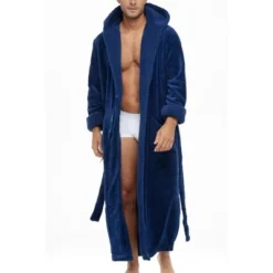 Men's Warm Winter Plush Hooded Bathrobe, Full Length Fleece Robe With Hood 27 Men's Warm Winter Plush Hooded Bathrobe, Full Length Fleece Robe With Hood -Refrigiwear US Shop GUEST ed28515a bfbc 4cd7 a8b0 9ecf183189af