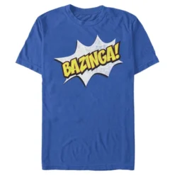 Men's The Big Bang Theory Bazinga Comic Strip Bubble T-Shirt -Refrigiwear US Shop GUEST ee09dcc4 2e63 4168 9715 ea64432600db