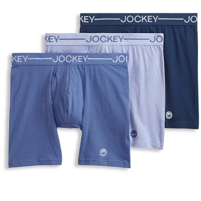Jockey Men's Organic Cotton Stretch 6.5" Boxer Brief - 3 Pack 5 Jockey Men's Organic Cotton Stretch 6.5" Boxer Brief - 3 Pack - Image 3