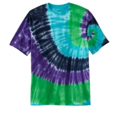 KingSize Men's Big & Tall Lightweight Tie-Dye Crewneck Tee