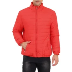 Lars Amadeus Men's Puffer Jacket Winter Warm Full Zip Stand Collar Quilting Coat -Refrigiwear US Shop GUEST f635a520 4511 4c63 a3a3 1d3104d6e950