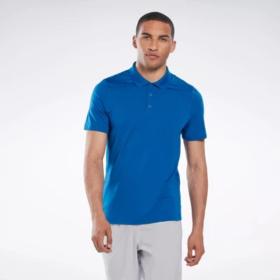 Reebok Workout Ready Polo Shirt Mens Athletic T-Shirts 10 Reebok Workout Ready Polo Shirt Mens Athletic T-Shirts - Image 8