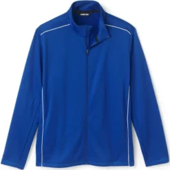 Lands' End School Uniform Men's Active Track Jacket -Refrigiwear US Shop GUEST f8093cd8 e024 40a7 8ab1 566995d9a586