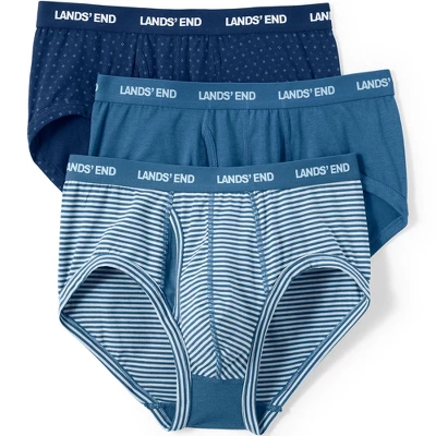 Lands' End Men's Comfort Knit Brief 3 Pack 7 Lands' End Men's Comfort Knit Brief 3 Pack - Image 5