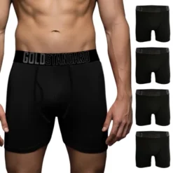 Gold Standard Mens 4-Pack Performance Boxer Briefs Athletic Underwear -Refrigiwear US Shop GUEST fc6a0133 4465 45a7 bcb1 84a05d984df4