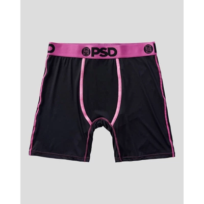 PSD Men's Rose Floral Print Boxer Briefs 2pk - Pink/Green/Black 4 PSD Men's Rose Floral Print Boxer Briefs 2pk - Pink/Green/Black - Image 2